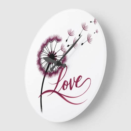 Wanduhr schöne Liebe (Winkel)