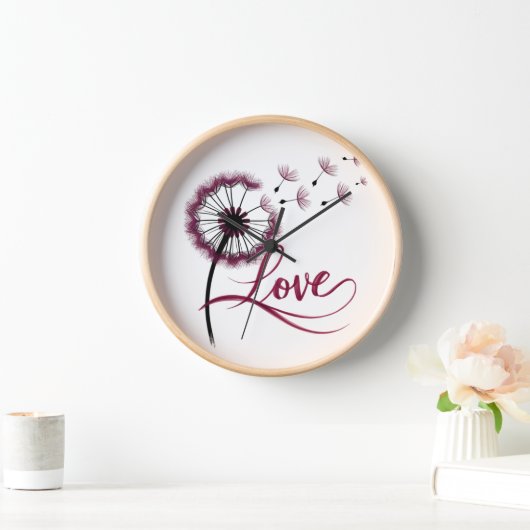 Wanduhr schöne Liebe (Zuhause)