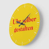Wanduhr selber gestalten (Winkel)