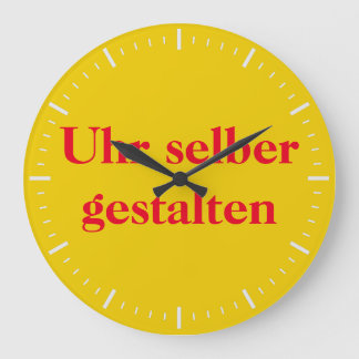 Wanduhr selber gestalten