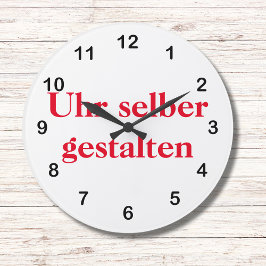 Wanduhr selber gestalten