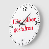 Wanduhr selber gestalten (Winkel)