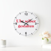 Wanduhr selber gestalten (Zuhause)