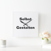 Wanduhr Selbst Gestalten - Vorlage (Zuhause)