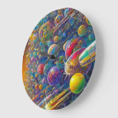 Wanduhr Space Race (Winkel)
