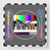 Wanduhr "Testbild" (Vorderseite)