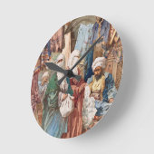Wanduhr „The Silk Bazaar“ (Winkel)