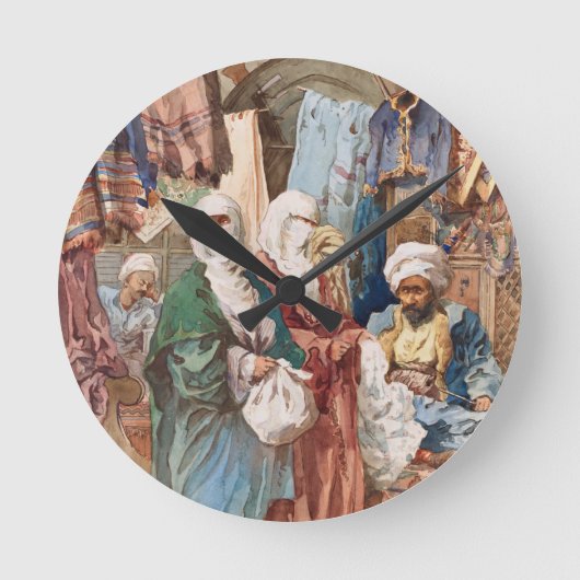 Wanduhr „The Silk Bazaar“ (Vorderseite)
