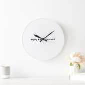 Wanduhr Time Flies (Zuhause)