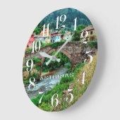 wanduhr von Cangas des Narcea, des Astururias, (Winkel)