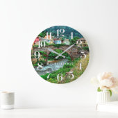 wanduhr von Cangas des Narcea, des Astururias, (Zuhause)