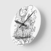 Wanduhr Waidmannsheil Hirschrudel (Winkel)