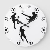 Wanduhr Welt des Fußballs (Vorderseite)