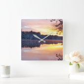 Wanduhr Winterreflexionen (Zuhause)