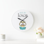 Wanduhr "Zeit zu lesen"  fürs Kinderzimmer (Zuhause)