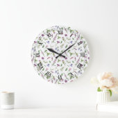 Wanduhren - Frühjahr Sommer Wilde Blume (Zuhause)