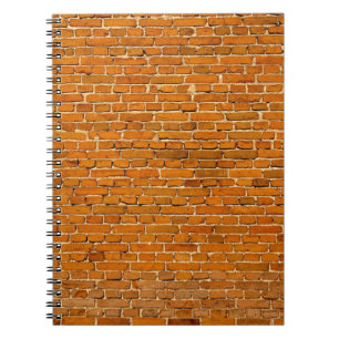 Wandverkleidung aus braunem Ton Notizblock