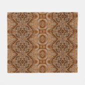 Wandverkleidung aus geschnitztem Holz, antike, ant Fleecedecke (Vorderseite (Horizontal))