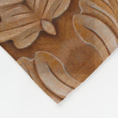 Wandverkleidung aus geschnitztem Holz, antike, ant Fleecedecke (Ecke)