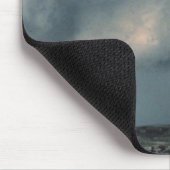 Wandwolke mit Blitz Mousepad (Ecke)