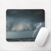 Wandwolke mit Blitz Mousepad (Mit Mouse)