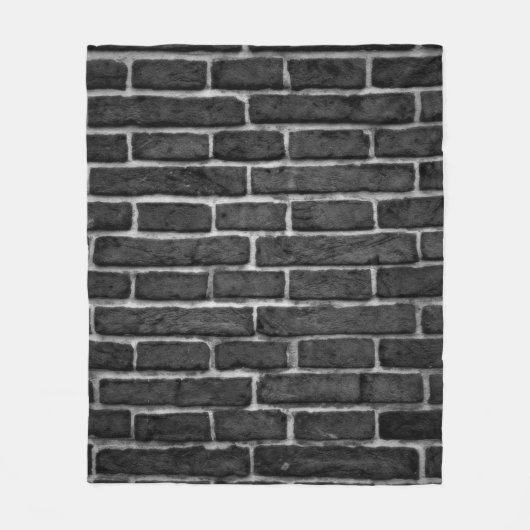 Wandziegelmauer Gebäude Fleecedecke (Vorderseite)