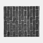 Wandziegelmauer Gebäude Fleecedecke (Vorderseite (Horizontal))