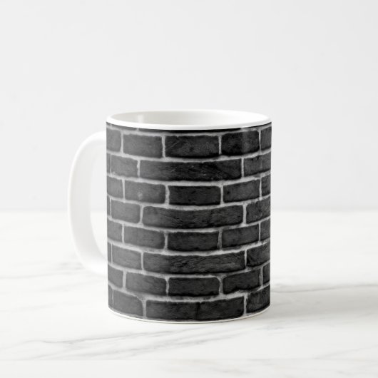 Wandziegelmauer Gebäude Kaffeetasse (Vorderseite Links)