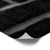 Wandziegelmauer Gebäude Poster (Ecke)