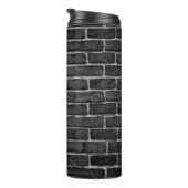 Wandziegelmauer Gebäude Thermosbecher (Nach rechts gedreht)