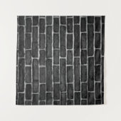 Wandziegelmauer Gebäude Wandteppich (Vorderseite (Horizontal))
