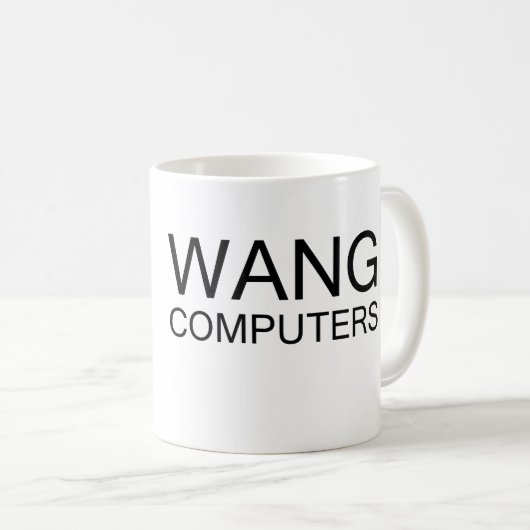Wang-Computer Kaffeetasse (VorderseiteRechts)