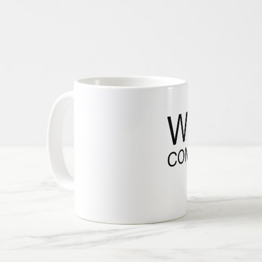 Wang-Computer Kaffeetasse (Vorderseite Links)