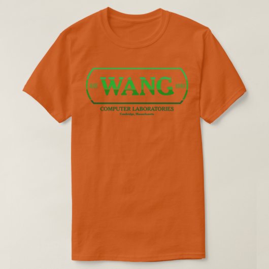 WANG Computers GreenRetro RxTp T-Shirt (Design vorne)
