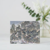 Wang Hui Ji'nan zum Monte Tai Postkarte (Stehend Vorderseite)