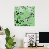Wang Lang Gründer von Tanglang Quan Poster (Heimbüro)