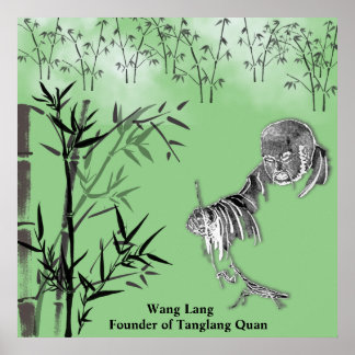 Wang Lang Gründer von Tanglang Quan Poster