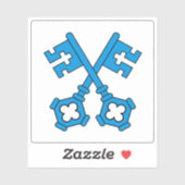 Wangen & Oberaargau Bezirksflagge, Schweiz Aufkleber (Blatt)