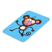 Wangenaffe Magnet (Linke Seite)