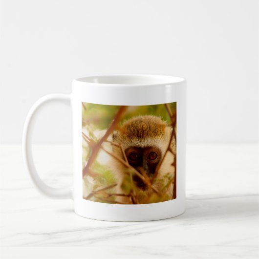 Wangenaffen Kaffeetasse (Links)