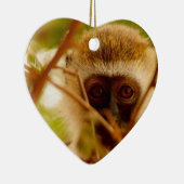 Wangenaffen Keramikornament (Rechts)