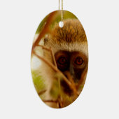 Wangenaffen Keramikornament (Rechts)