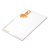 Wangenaffen - Orangutan - Notizblock (angewinkelt)