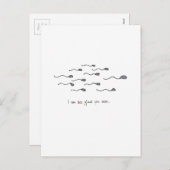 Wangenhandgezogener Valentinstag Feiertagspostkarte (Vorne/Hinten)