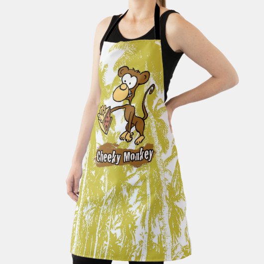 Wangenmonkey im Dschungel Schürze (InSitu)