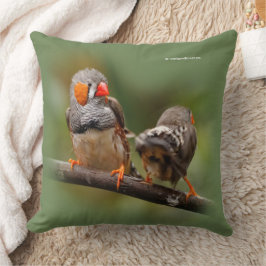 Wangenparadies Zebra Finches Songbirds Kissen