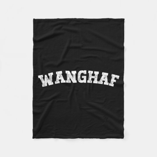 Wanghaf Meme Funny Fleecedecke (Vorderseite)
