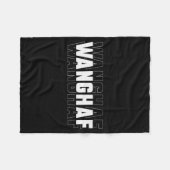 Wanghaf Meme Funny Sarcasm Quote Apparel  Fleecedecke (Vorderseite (Horizontal))