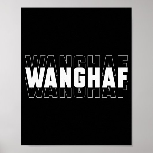 Wanghaf Meme Funny Sarcasm Quote Apparel Poster (Vorne)