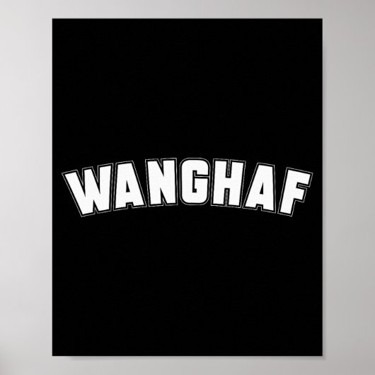 Wanghaf Meme Funny Sarcasm Quote Apparel Poster (Vorne)